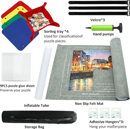 Portable Puzzle Mat Roll Up - - Image 5