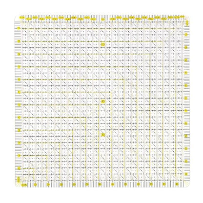Quilting Ruler 12.5“* 12.5“ -Slotted Ruler - Image 2