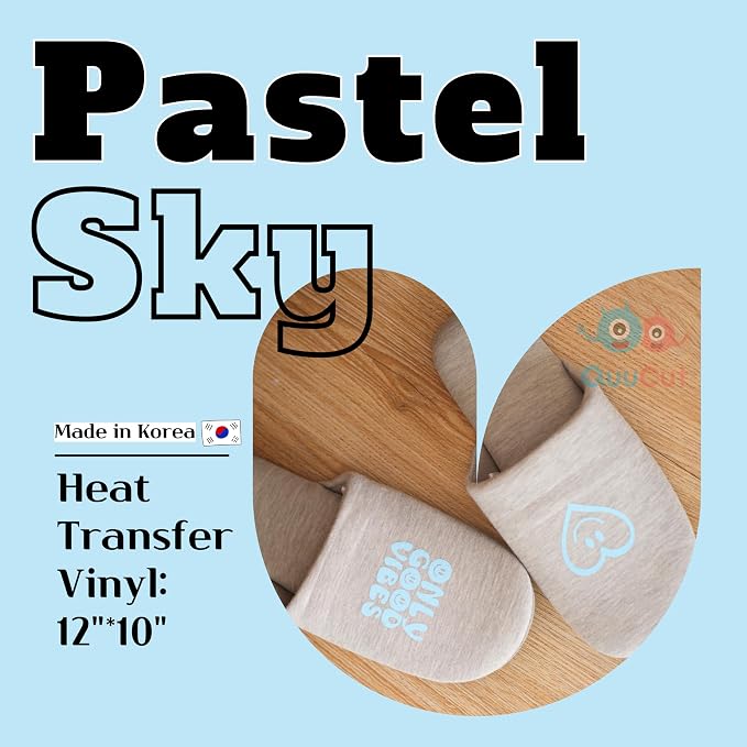 QuuCut Heat Transfer Vinyl Bundle: 12 Pack 12" x 10" Sheets, Watercolor Pattern - Image 5