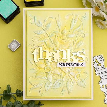 BAOFALI 3D Embossing Folders Daffodil Clear Textured - Image 3