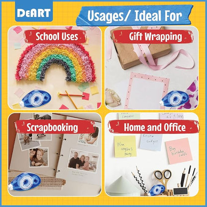 Double Sided Tape Scrapbook Tape Roller, Adhesive Glue Runner, Scrapbooking - Image 6