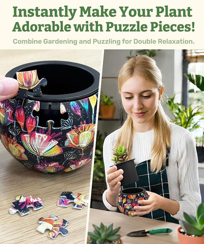 PieceRelax 3D Puzzle Planter 80 Pieces - Image 2