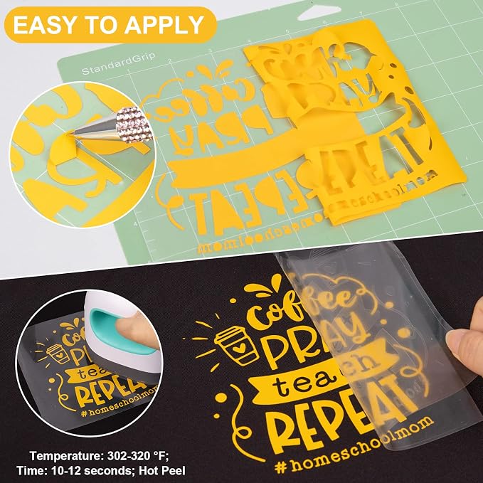 VINYL FROG Heat Transfer Vinyl Roll HTV Vinyl - Image 3