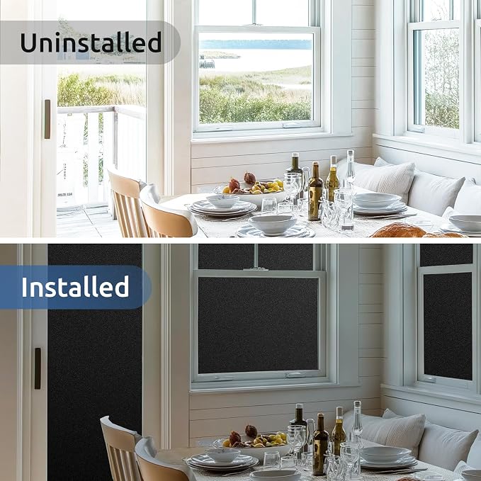 rabbitgoo Blackout Window Film, Sun Heat Blocking Privacy Cover - Image 9