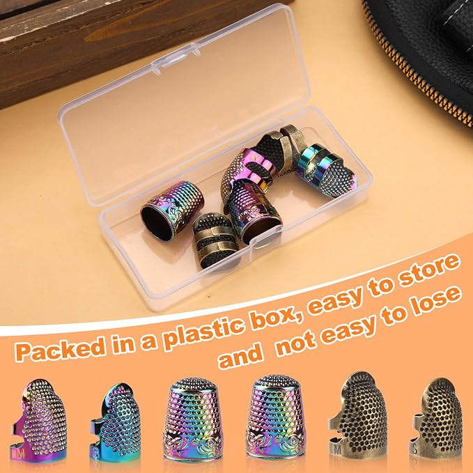 Sewing Thimble, Thimbles for Hand Sewing, Metal Thimbles for Hand Sewing - Image 6
