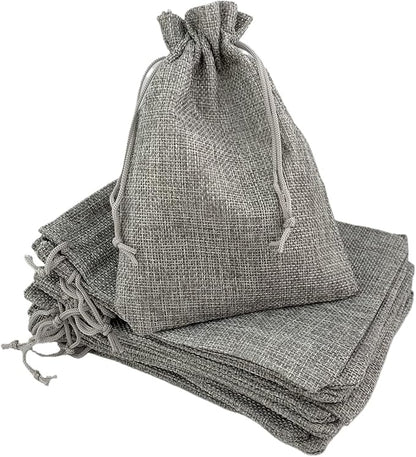 Palmhomee Pack of 25 Burlap Gift Bags by Palmhomee
