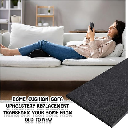 Amylove Polyurethane Foam 24" x 72" High Density Cushion Upholstery Foam Sheet - Image 5