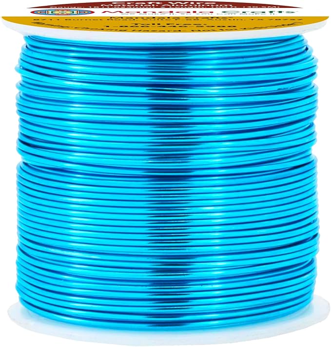 Mandala Crafts 18 Gauge Anodized Aluminum Craft Wire by MandalaCrafts
