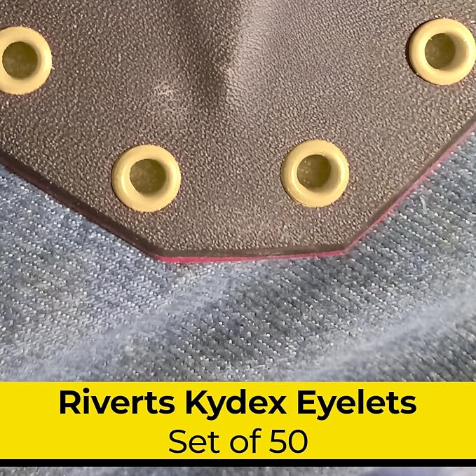 Kydex Rivets Eyelets, 8-8 1/4" Multicolored Grommet Eyelets - Image 2