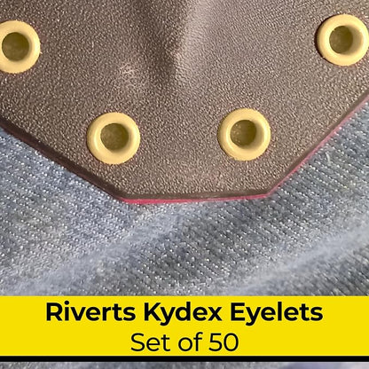 Kydex Rivets Eyelets, 8-8 1/4" Multicolored Grommet Eyelets - Image 2