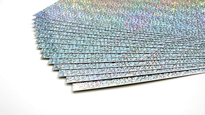 TGXRZX Metallic Cardstock Paper, holographic cardstock, Size 8"x 11", Mirror by TGXRZX