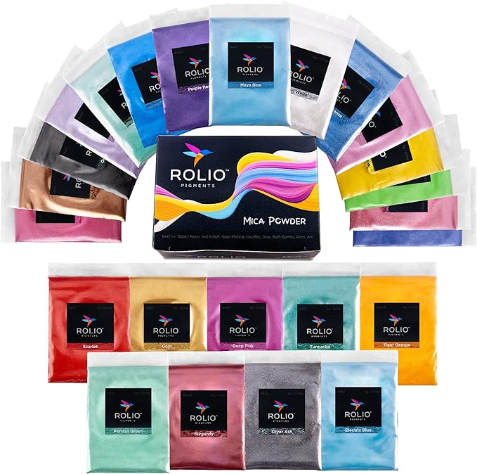 Rolio Mica Powder Pearlescent Color Pigment by RolioPigments