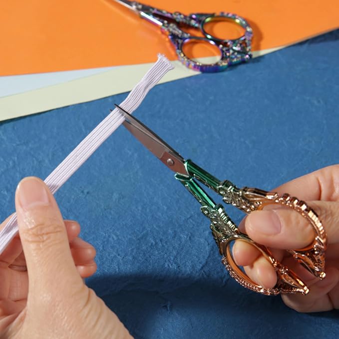 Small Embroidery Scissors with Cover -Cute and Comfortable handles with Sturdy - Image 4
