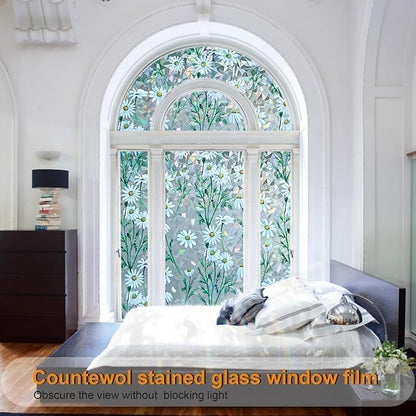 Window Privacy Film Stain Glass Window Film Rainbow Window Film Window clings - Image 5