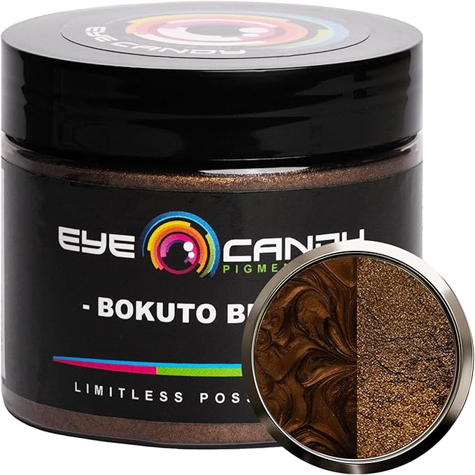 Eye Candy Mica Powder Pigment “Bokuto Brown” Multipurpose DIY Arts and Crafts by EyeCandyPigments