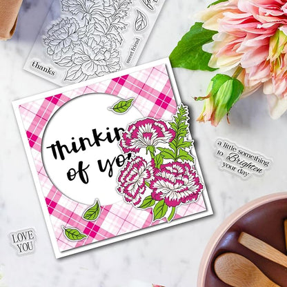 ORIGACH Dianthus Layering Stencil Stamp and Die Set - Image 4
