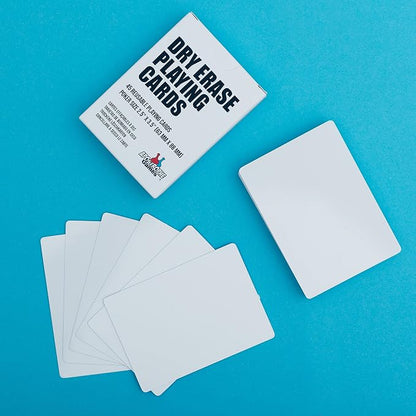 Dry Erase Blank Playing Cards w/Box, Poker Size - Image 2