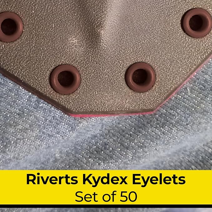 Kydex Rivets Eyelets, 8-8 1/4" Multicolored Grommet Eyelets - Image 2