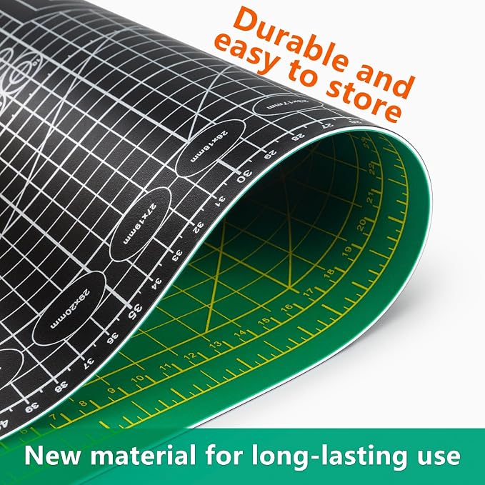 Worklion Self Healing Craft Mat: 18"x12" Rotary Cutting Mat - Image 5