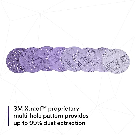3M Xtract Cubitron II Hookit Clean Sanding Film Disc 775L, 5 in, General Sanding - Image 3