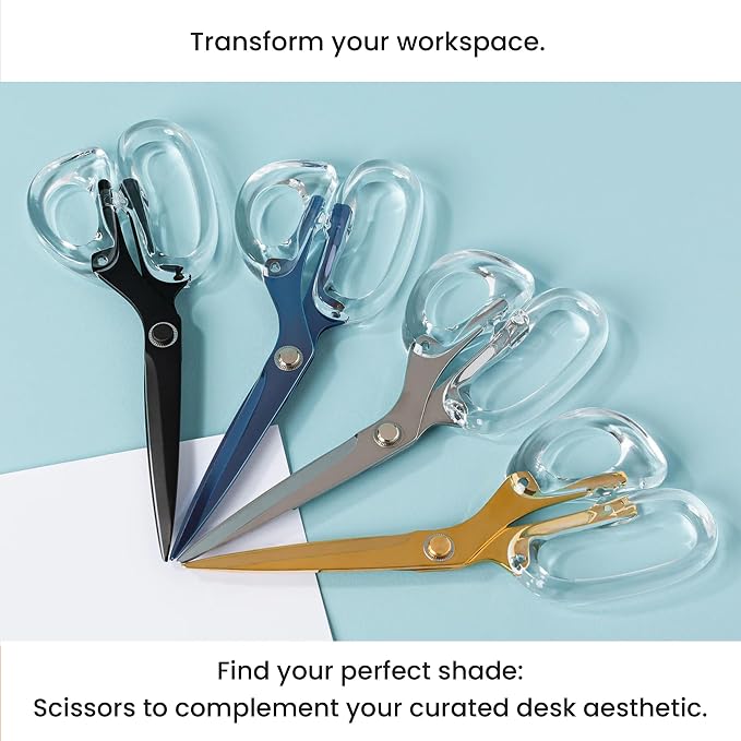 OfficeGoods 9” Stainless Steel Acrylic Scissors - Image 7