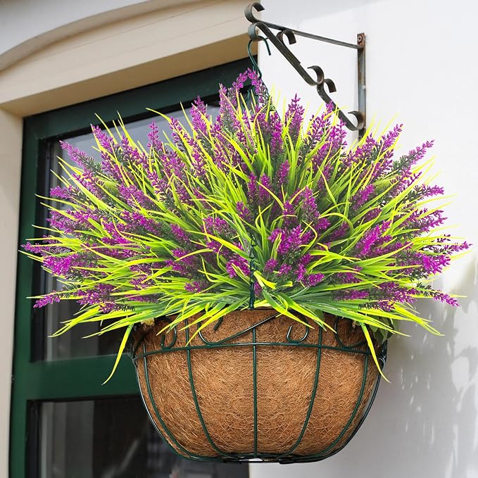 20 Bundles Artificial Plants Outdoor Fake Monkey Grass - Image 5