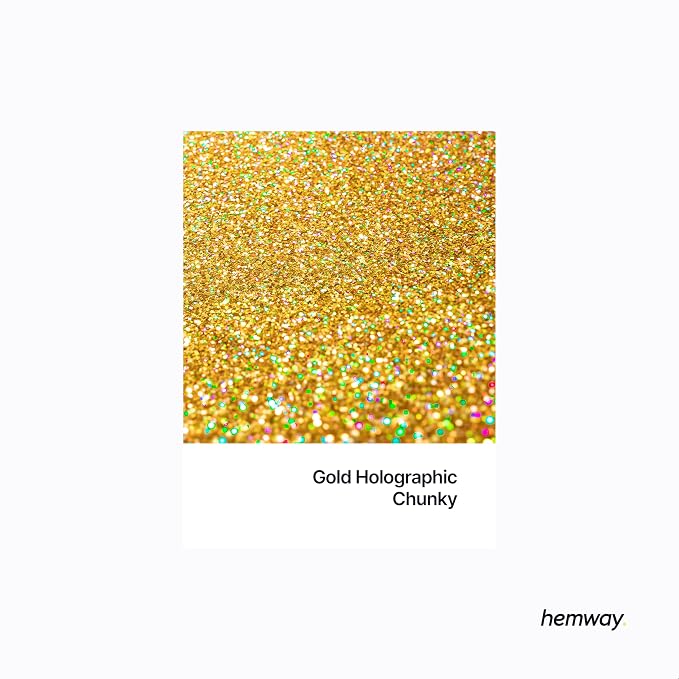 Hemway Polyurethane & Epoxy Resin Glitter 100g / 3.5oz Metallic Crystal Flake - Image 2