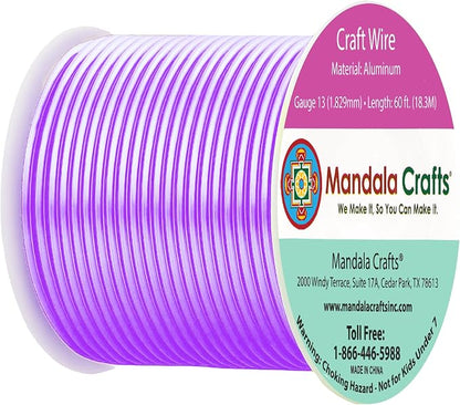 Mandala Crafts 13 Gauge Anodized Aluminum Craft Wire - Image 2