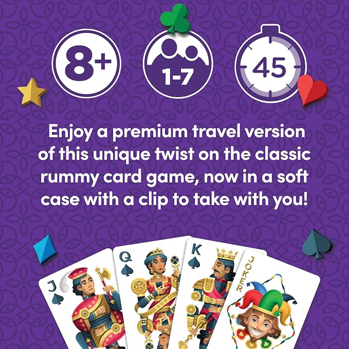 Five Crowns Travel Case Bundle, Scorecard Included – Card Game - Image 3