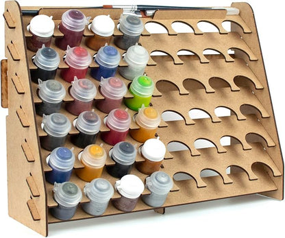 Paint Rack for model paints. Hobby craft Citadel compatible wall paint rack by PROSCALE