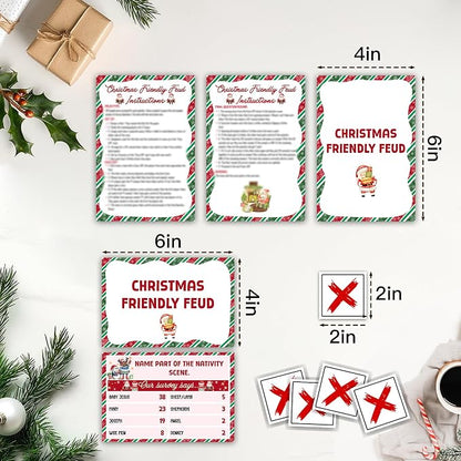 Christmas Friendly Feud Game, Funny Christmas Party Games, Friendly Feud Trivia - Image 2