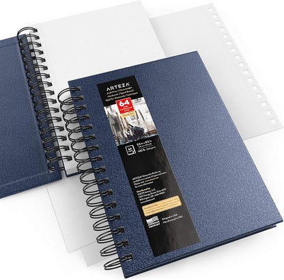 ARTEZA Watercolor Sketchbook Set, 64 Pages per Book, 5.5 x 8.5 Inches, - Image 5