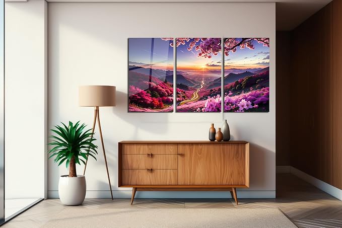 SpiritualHands Scenery Tempered Glass Wall Art Painting - Image 4