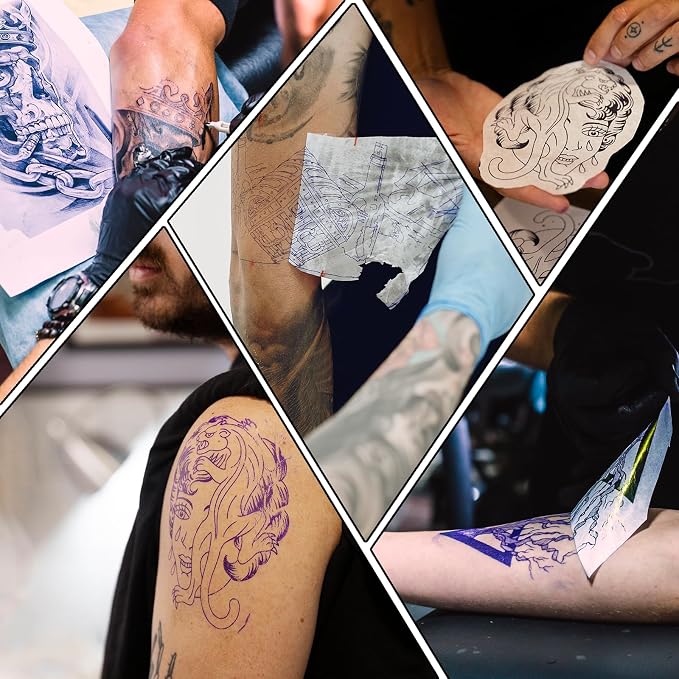 100 Sheets Tattoo Transfer Paper A4 Size Professional Thermal Stencil Paper - Image 6