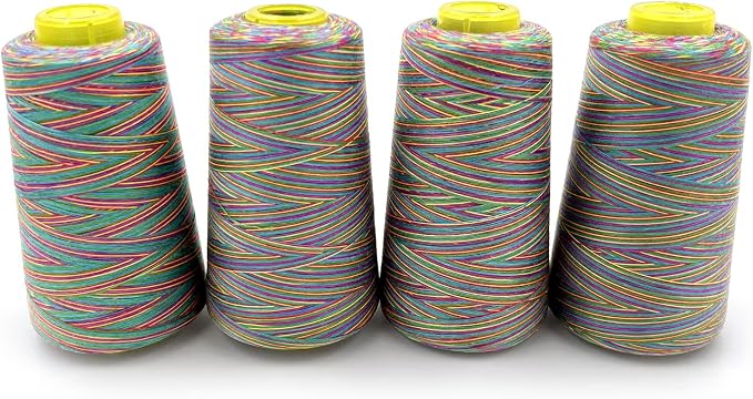Tortoise 4 Cones of 3000 Yards Each Spool Thread by TORTOISETHREAD