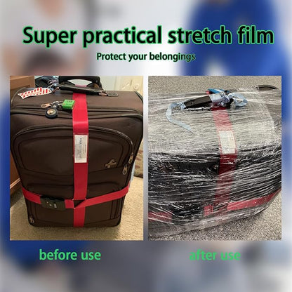 Mini Clear Stretch Wrap Film roll, 4 Packs - Image 5