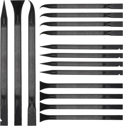 Minatee 18 Pieces Non-scratch Plastic Scraper Tool Multi-purpose Carbon Fiber by Minatee