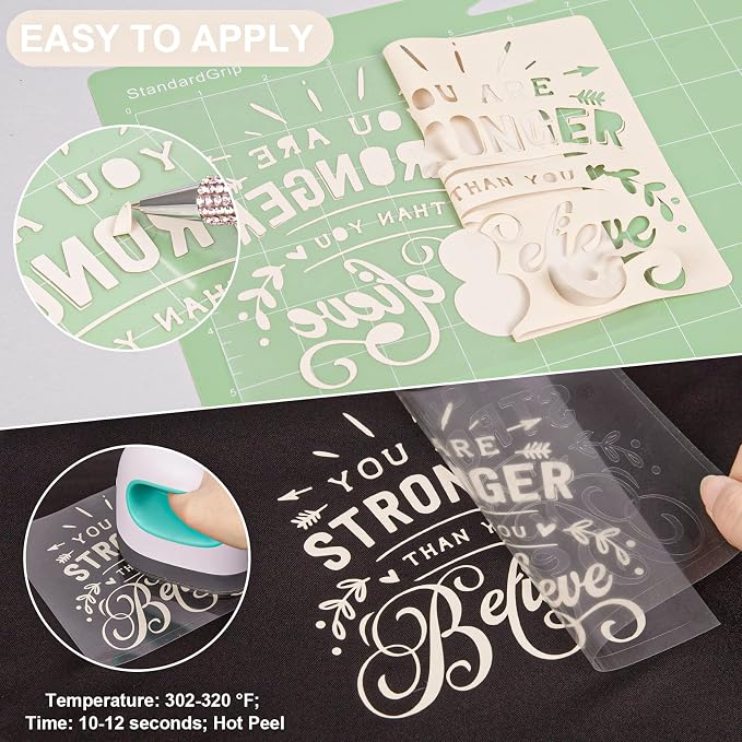 VINYL FROG Heat Transfer Vinyl Roll HTV Vinyl - Image 3
