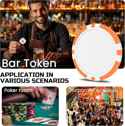 50 Custom Poker Chips, Personalized - Image 5