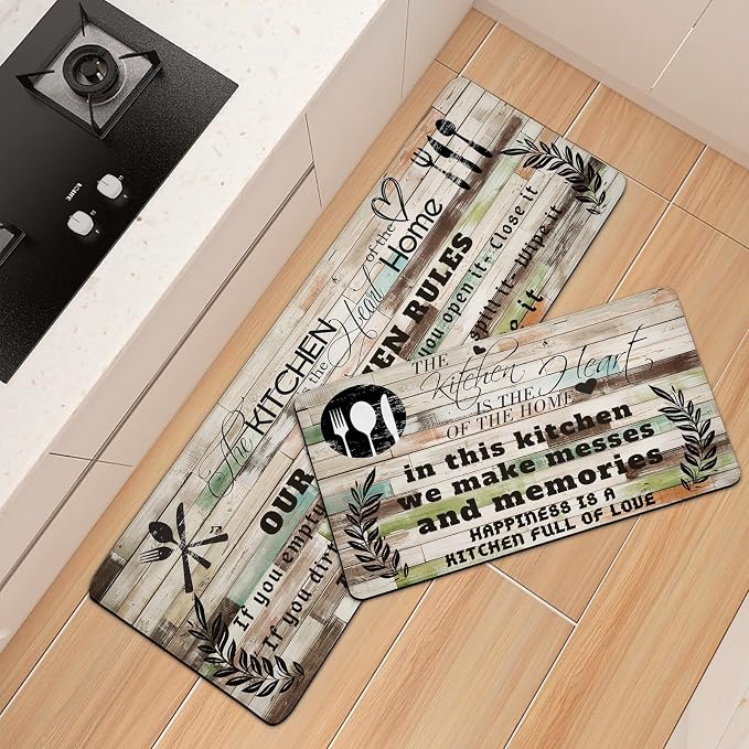 weesire Kitchen Mats for Floor Anti Fatigue Mats for Kitchen Floor Kitchen Rugs - Image 2