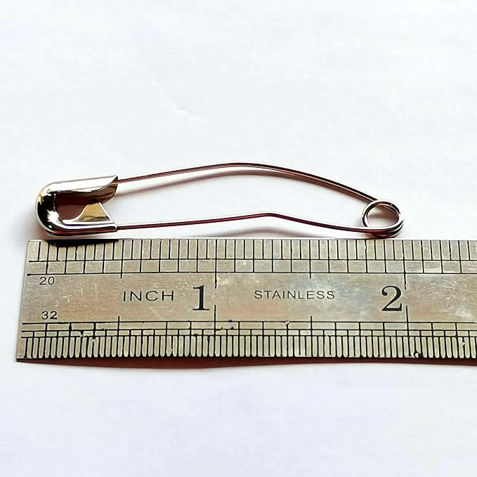 Curved Safety Pins for Quilting, Basting Pins for Quilting Curved, Size 3 - Image 4