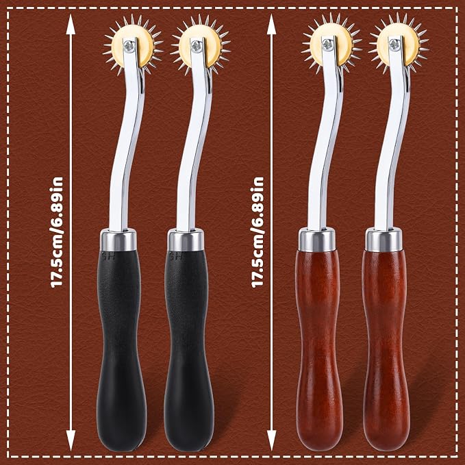 JNENERY 4PCS Tracing Wheel Sewing Tool, Professional Stitch Marking Spacer - Image 2