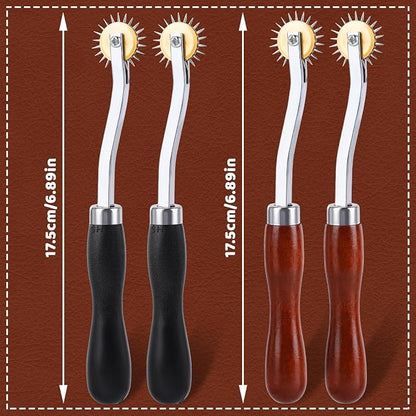 JNENERY 4PCS Tracing Wheel Sewing Tool, Professional Stitch Marking Spacer - Image 2