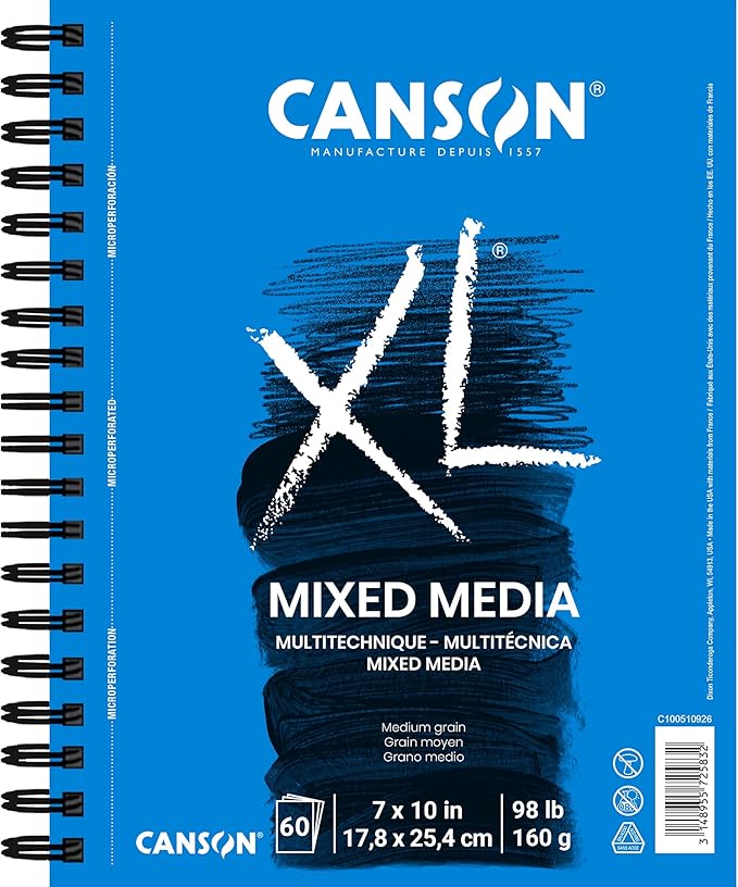 Canson XL Series Mixed Media Pad 60 Sheets - Image 2