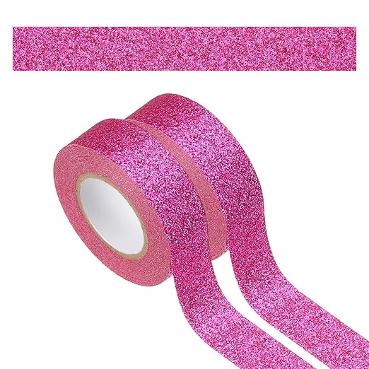 PATIKIL 2 Roll Glitter Paper Washi Tape, Washi Decorative Tape by PATIKIL