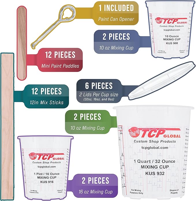 TCP Global Complete Paint Mixing Kit - Image 3