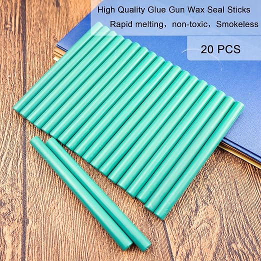 Wax Seal Stick, Ioggtser 20PCS Mini Glue Gun Wax Seal Stick - Image 2