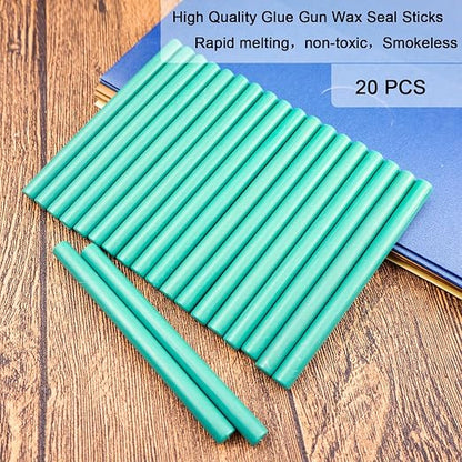 Wax Seal Stick, Ioggtser 20PCS Mini Glue Gun Wax Seal Stick - Image 2