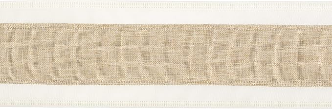 MEEDEE Burlap Wired Ribbon - Image 8