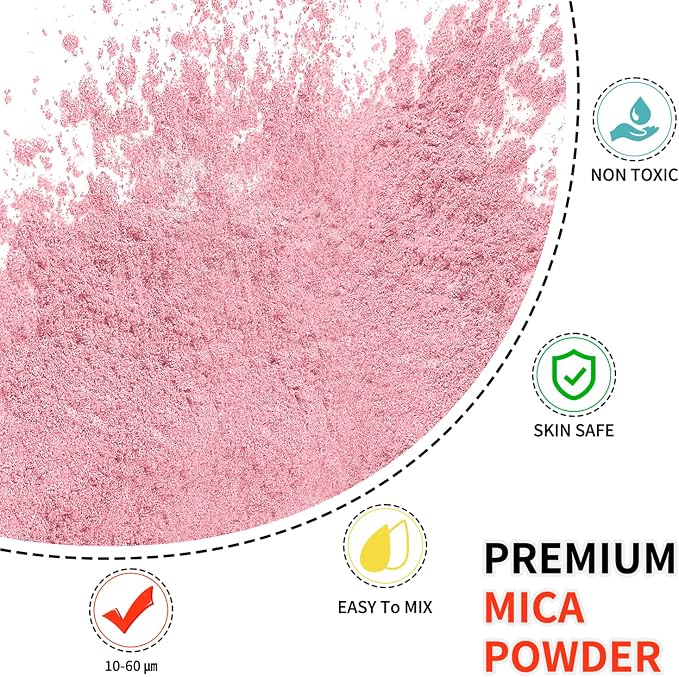 Mica Powder - 100g Mica Powder for Epoxy Resin - Metallic Color Pigment for - Image 2
